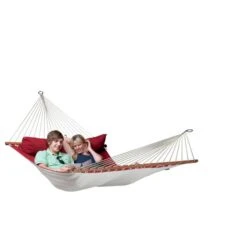 LA SIESTA Hangmat Alabama Kingsize Outdoor - Rood -Tuinonderhoudsgereedschap Winkel alabama red pepper quilted kingsize spreader bar hammock 1609770132 431 600