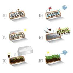 Binnenkas BoQube Plus Met Groelicht - 41 × 17 × 23 Cm -Tuinonderhoudsgereedschap Winkel binnenkas boqube plus 41x17x23 cm 1653470738 1 600