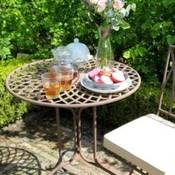 ESSCHERT DESIGN Bistrotafel Elegant - Metaal Ø 70 Cm -Tuinonderhoudsgereedschap Winkel bistrotafel elegant metaal 1519641728 2 600