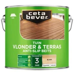 Cetabever Vlonder- & Terrasbeits Anti-slip, Blank - 2,5 L