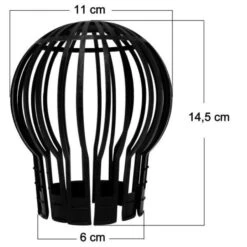 Dakgoot Bladvangers Tegen Verstopte Afvoerpijpen - Set Van 2 Stuks -Tuinonderhoudsgereedschap Winkel dakgootbeschermers 1484066306 4 600