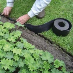Gazonafboording ECO Rubber - 5 M × 25 Cm -Tuinonderhoudsgereedschap Winkel ecorubber 5m x 25cm 1484055115 4 600