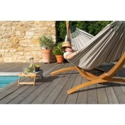 LA SIESTA Hangmattenstandaard Elipso Nature - Eenpersoons -Tuinonderhoudsgereedschap Winkel elipso nature fsc certified larch stand for single hammocks 1609770148 711 600