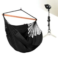 LA SIESTA Hangstoel Habana Kingsize - Onyx -Tuinonderhoudsgereedschap Winkel habana onyx organic cotton kingsize hammock chair 1609770144 596 600