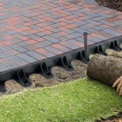 Tuinafboording / Kantopsluiting 4,8 M -Tuinonderhoudsgereedschap Winkel kantopsluiting tuinafboording 48 m 1484062333 2 600