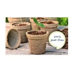 Vezelpotjes Rond 11 Cm - Biologisch Afbreekbaar - Set Van 10 Stuks -Tuinonderhoudsgereedschap Winkel kokos potjes rond 11 cm 1519296476 1 600