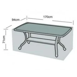 Hoes Voor Tuintafel Rechthoekig - 170 × 94 × 71 Cm