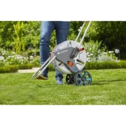 Slangenwagen GARDENA Aquaroll M - Metaal SET -Tuinonderhoudsgereedschap Winkel slangenwagen aquaroll m metaal set 1601650741 3 600