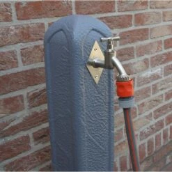 Waterzuil Met Kraan En Aansluiting - Grijs -Tuinonderhoudsgereedschap Winkel tuinpaal met waterkraan 1498043411 1 600