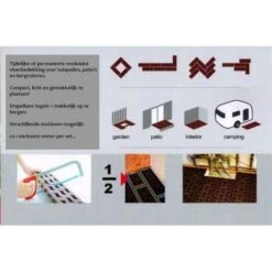 Tuinpadplaten - Grondplaten Bruin - Set Van 8 Stuks -Tuinonderhoudsgereedschap Winkel tuinpadplaten grondplaten bruin 1484056887 5 600