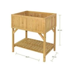Verhoogde Kweektafel Vegtrug - Naturel -Tuinonderhoudsgereedschap Winkel verhoogde kweektafel vegtrug 1625036381 3 600