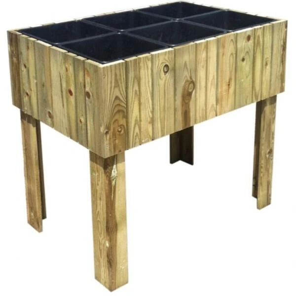 Verhoogde Moestuintafel VERTIKAL - 80 Cm 1 Verhoogde Moestuintafel VERTIKAL - 80 Cm
